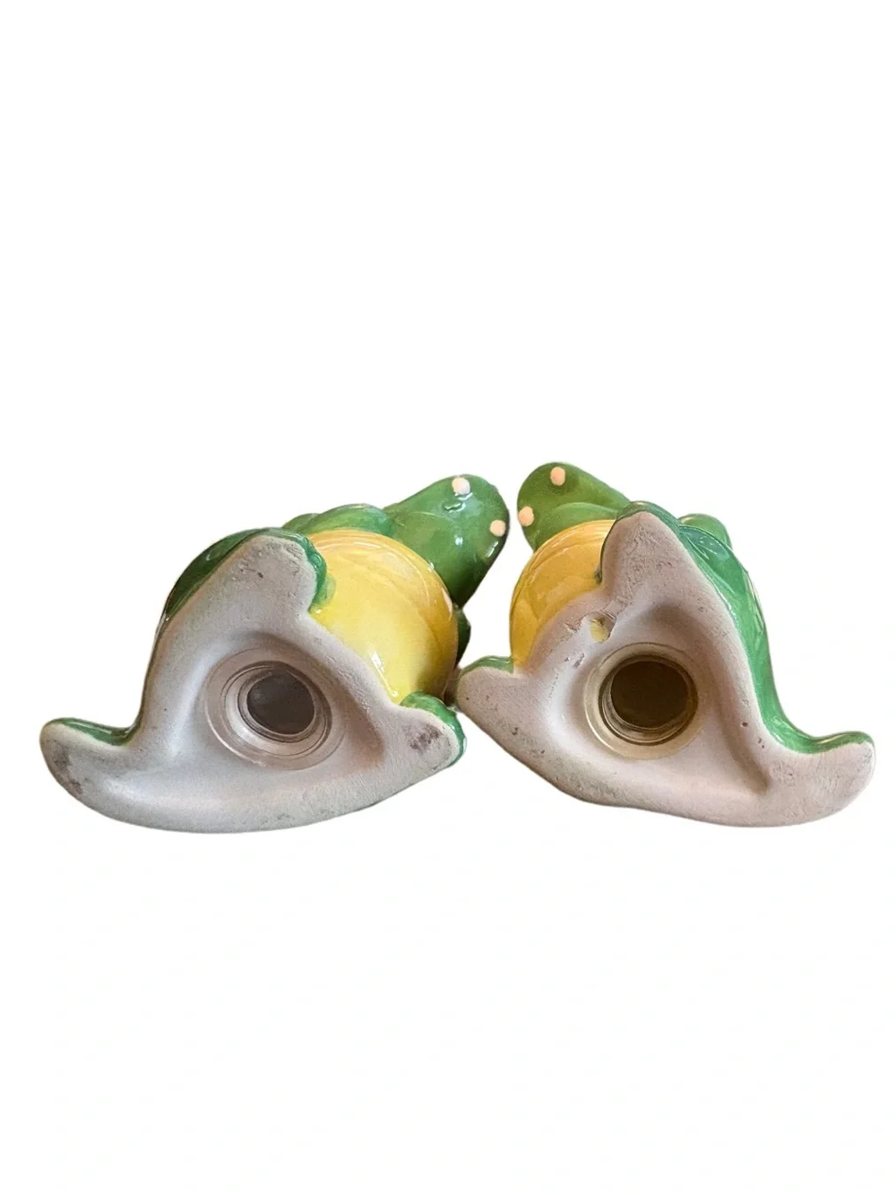 Vintage Ceramic Alligator Salt and Pepper Shakers